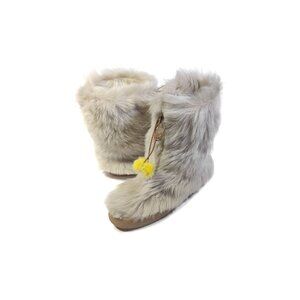 Kate Spade Yeti Boots Size 7 ITALIAN Womens 7 Boots Blonde Fur Snow Boots